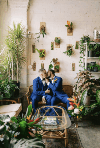 Same Sex Wedding Photographer Florida, featuring a gay couple's vows on the beach